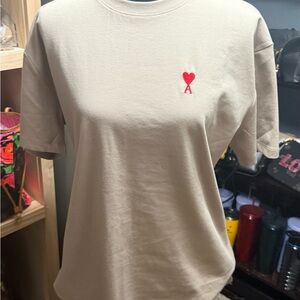 Ami Beige Apparel with Logo